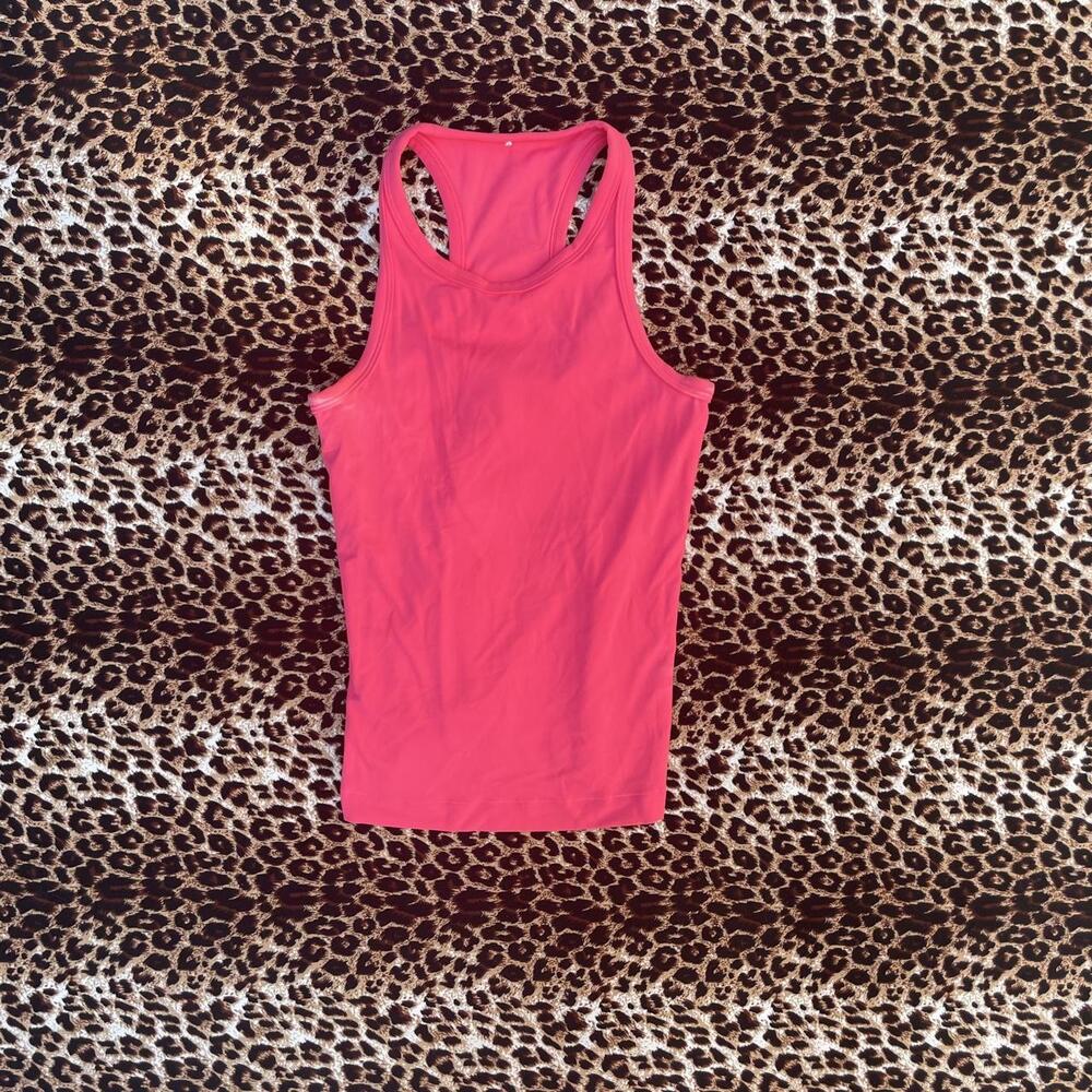 hottie pink lululemon racerback tank top